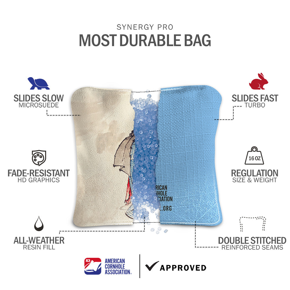 Japanese Woman by Katsushika Hokusai Synergy Pro Cornhole Bags