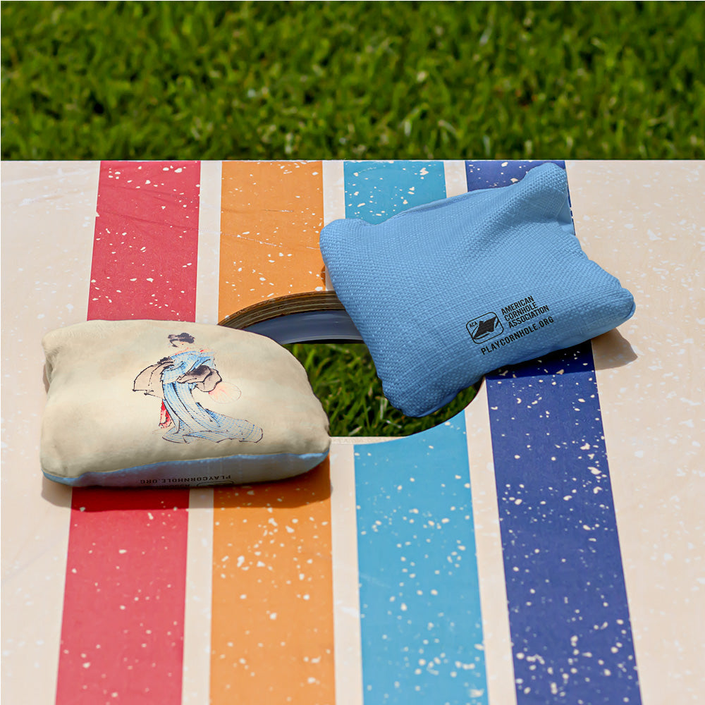 Japanese Woman by Katsushika Hokusai Synergy Pro Cornhole Bags