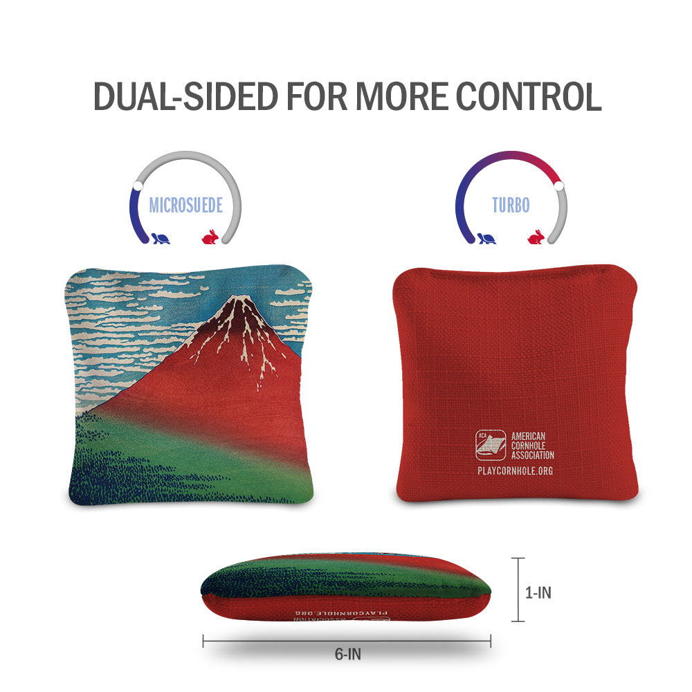 Katsushika Hokusai's Fine Wind, Clear Morning Synergy Pro Cornhole Bags