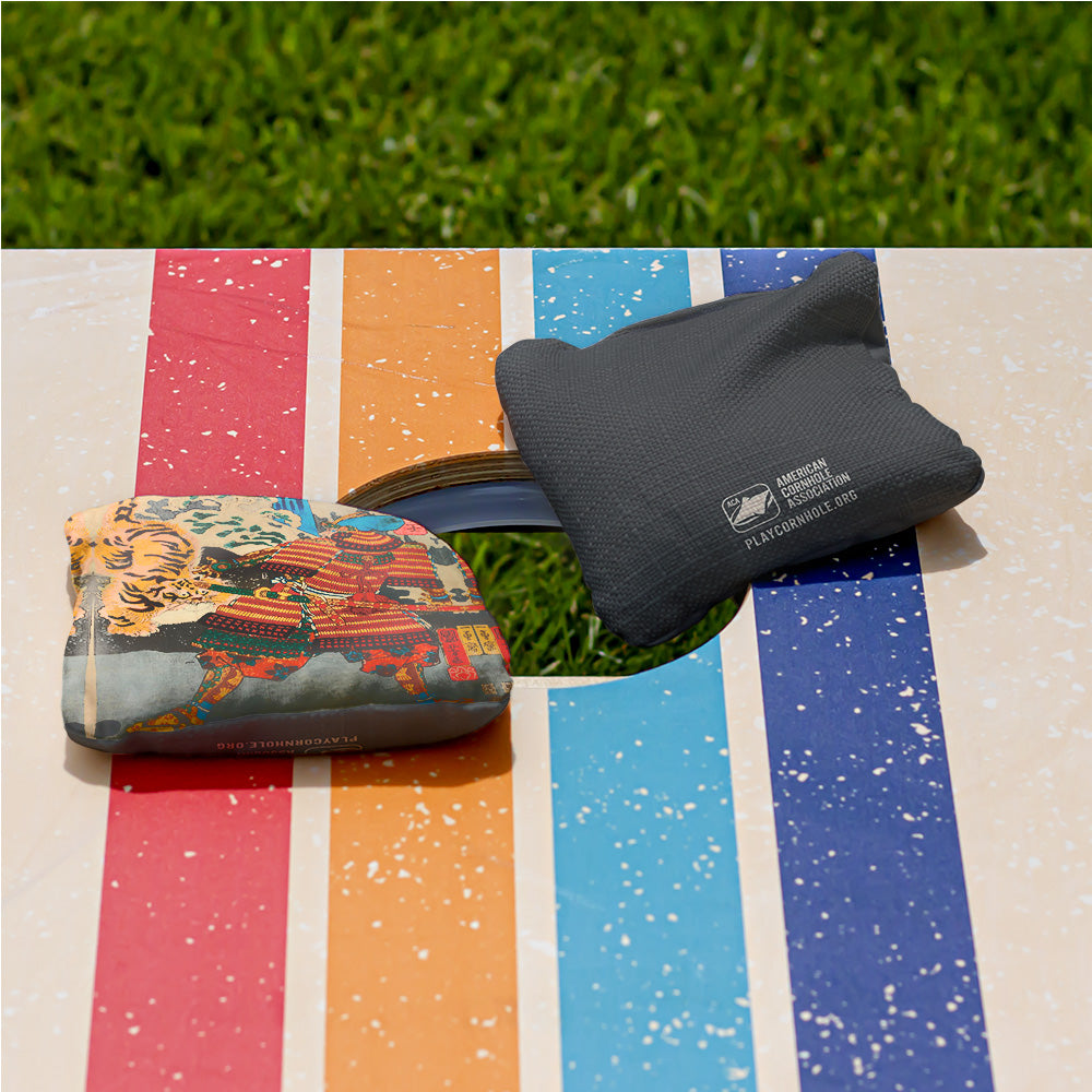 Tiger by Utagawa Kuniyoshi Synergy Pro Cornhole Bags