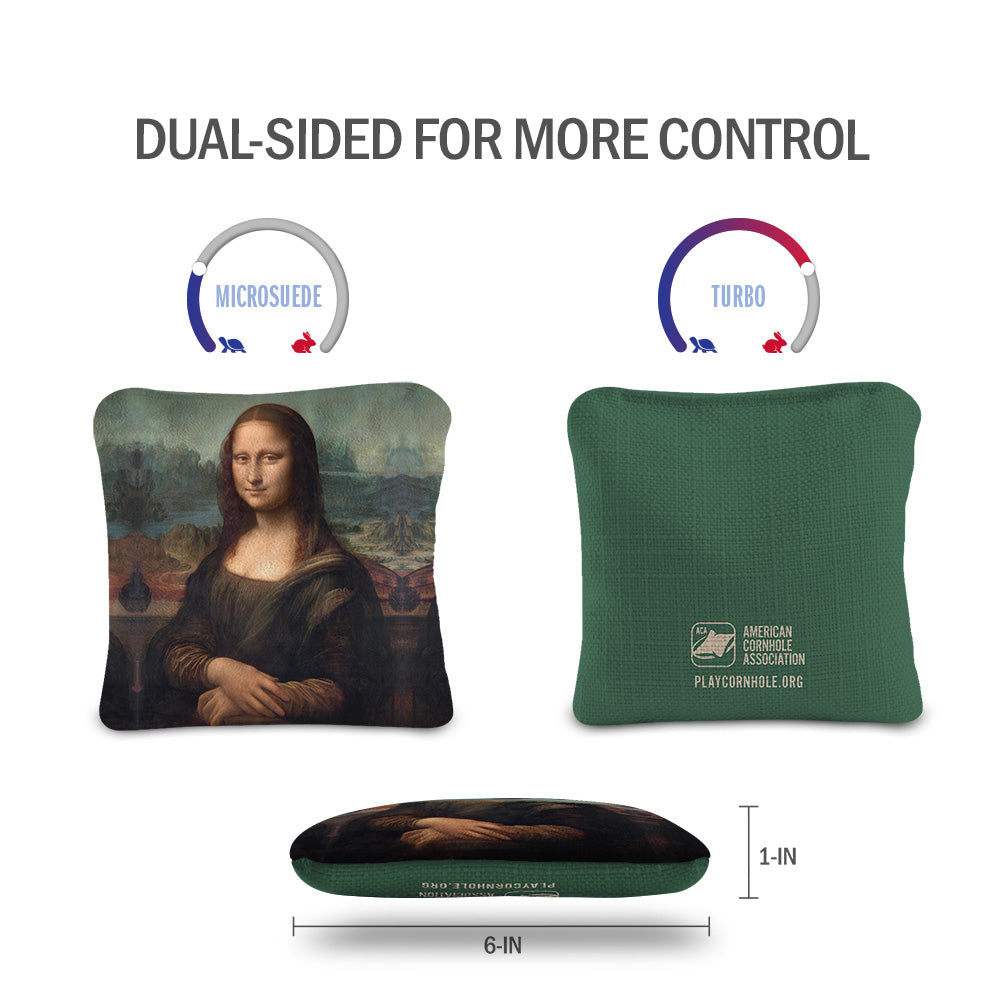 Mona Lisa Synergy Pro Cornhole Bags