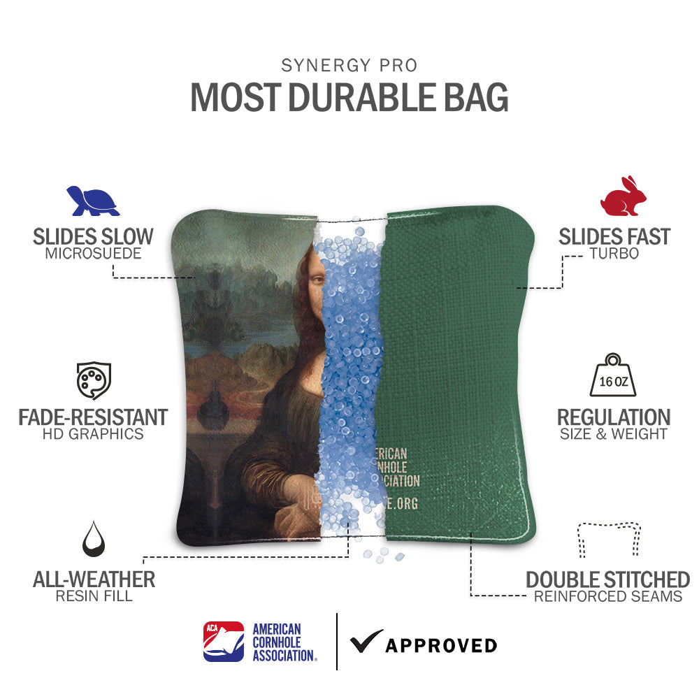 Mona Lisa Synergy Pro Cornhole Bags