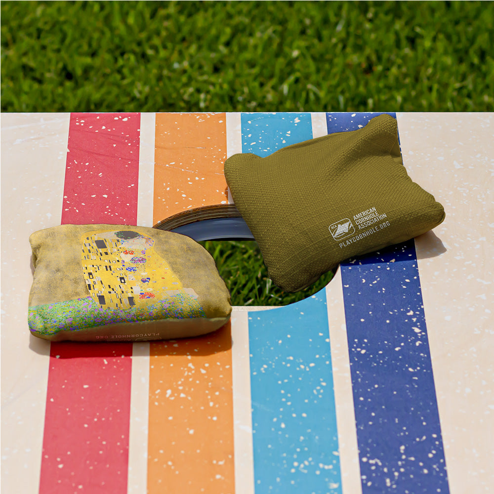 The Kiss by Gustav Klimt Synergy Pro Cornhole Bags