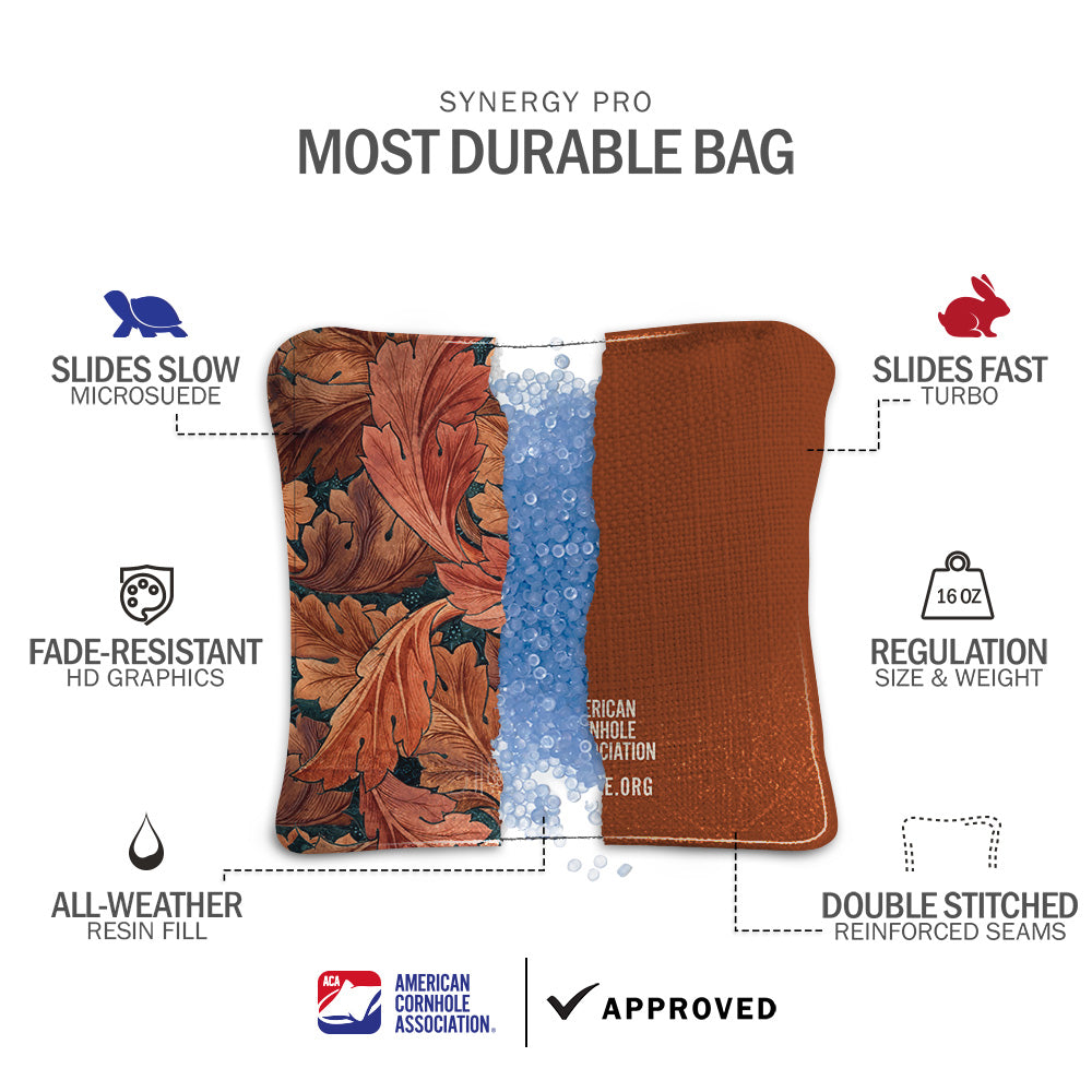 Wlliam Morris Acanthus Synergy Pro Cornhole Bags