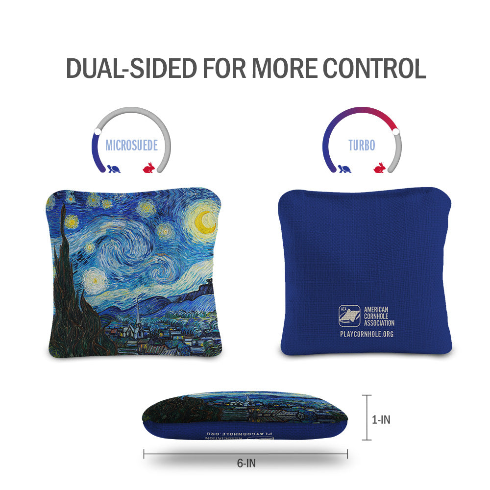 Van Gogh Starry Night Synergy Pro Cornhole Bags