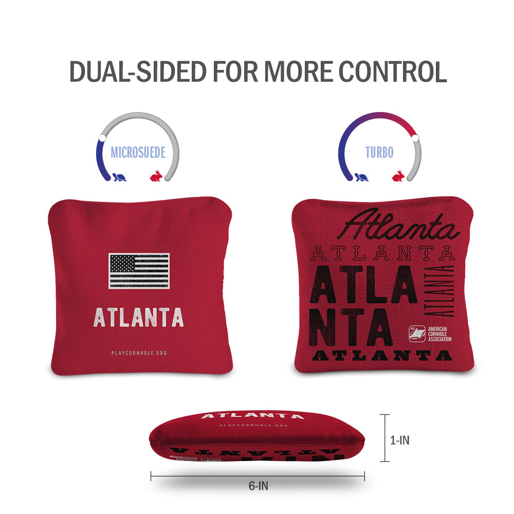 Atlanta Football Vintage Gameday Synergy Pro Cornhole Bags