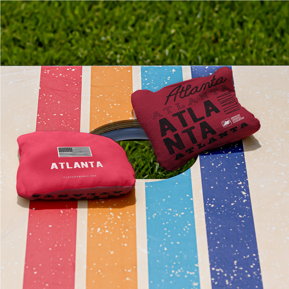 Atlanta Football Vintage Gameday Synergy Pro Cornhole Bags