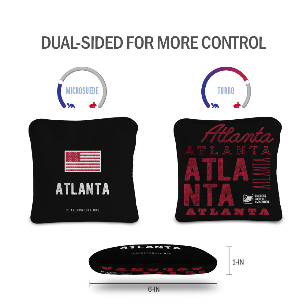 Atlanta Football Vintage Gameday Synergy Pro Cornhole Bags