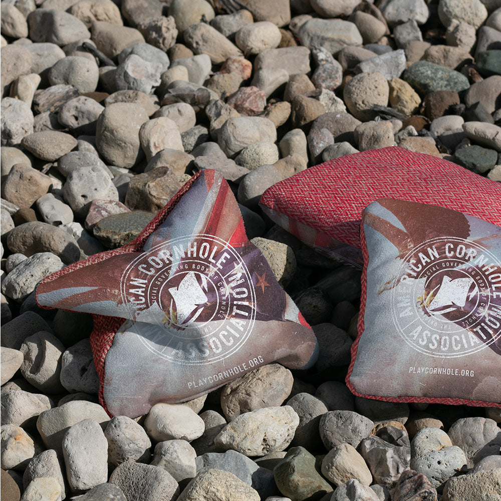 ACA Badge Patriotic Eagle Synergy Soft Cornhole Bags