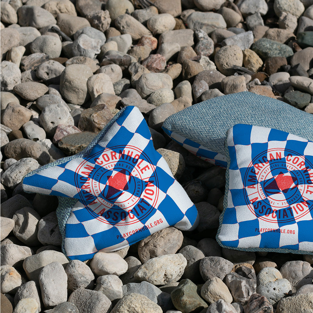 ACA Checkered Flag Synergy Soft Cornhole Bags