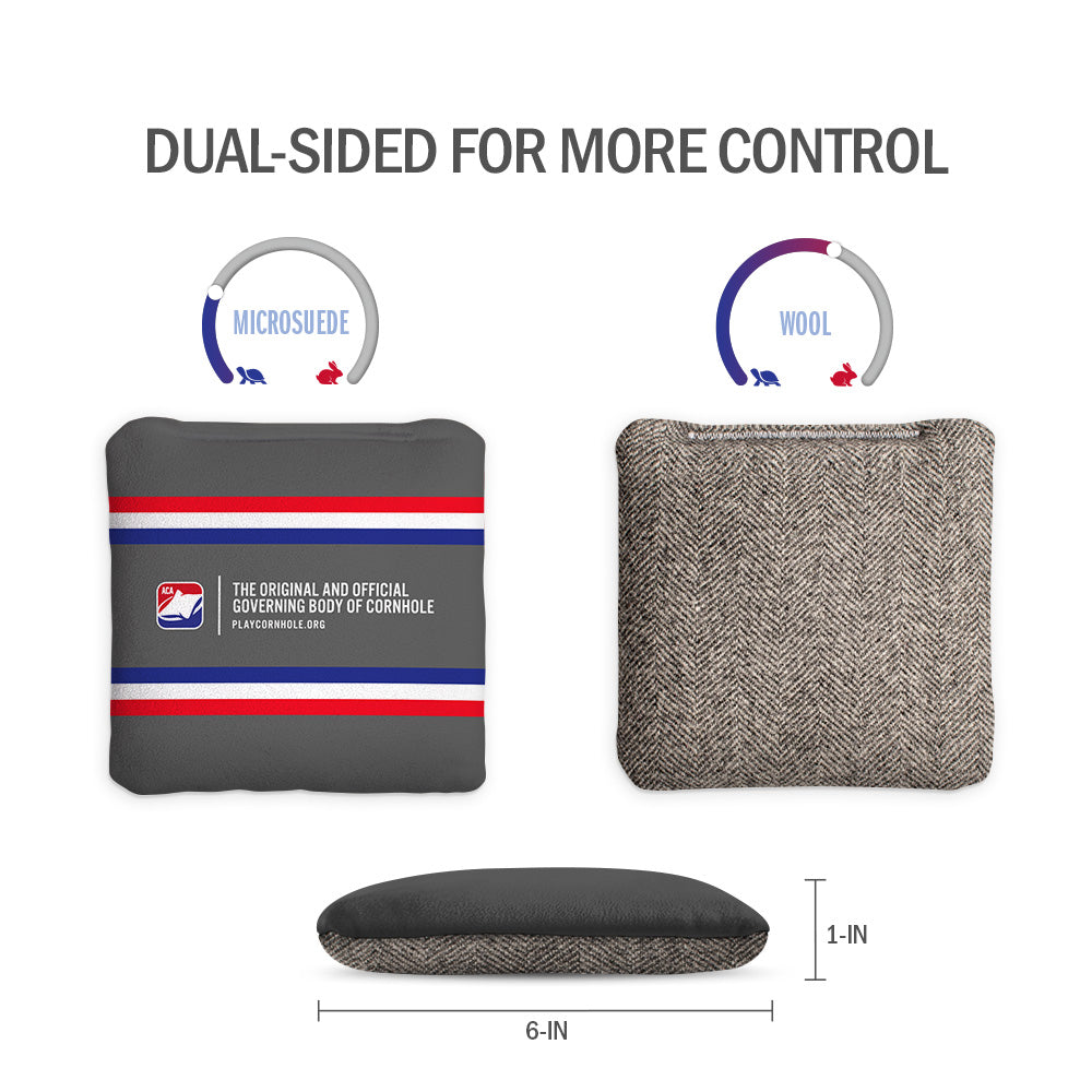 ACA Patriotic Stripes Synergy Soft Cornhole Bags