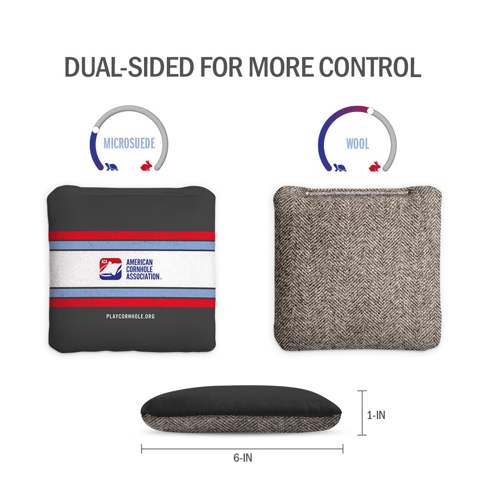 Retro Patriotic Stripes Synergy Soft Cornhole Bags