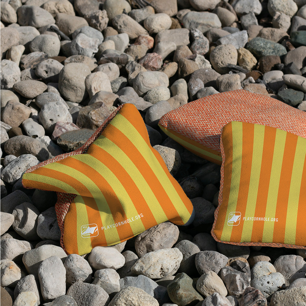 Beach Stripes Synergy Soft Cornhole Bags