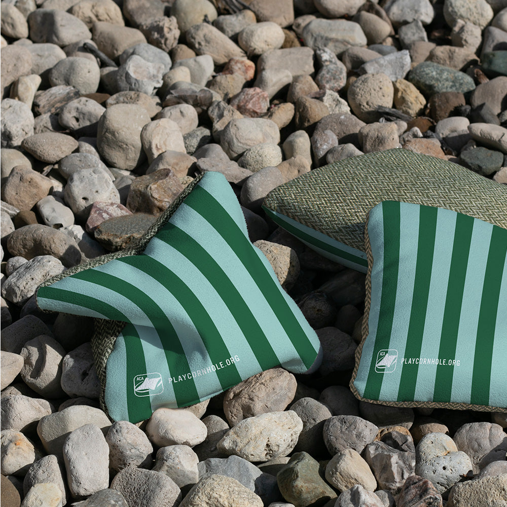Beach Stripes Synergy Soft Cornhole Bags