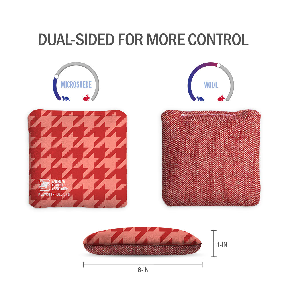 Houndstooth Synergy Soft Cornhole Bags