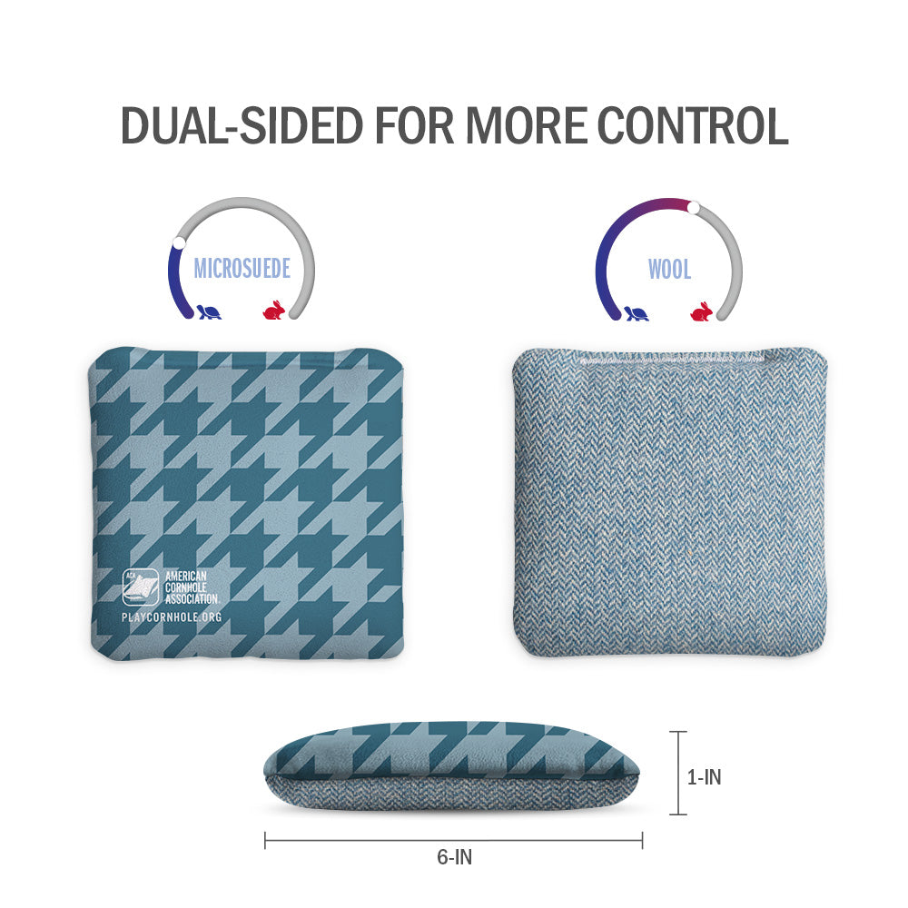 Houndstooth Synergy Soft Cornhole Bags