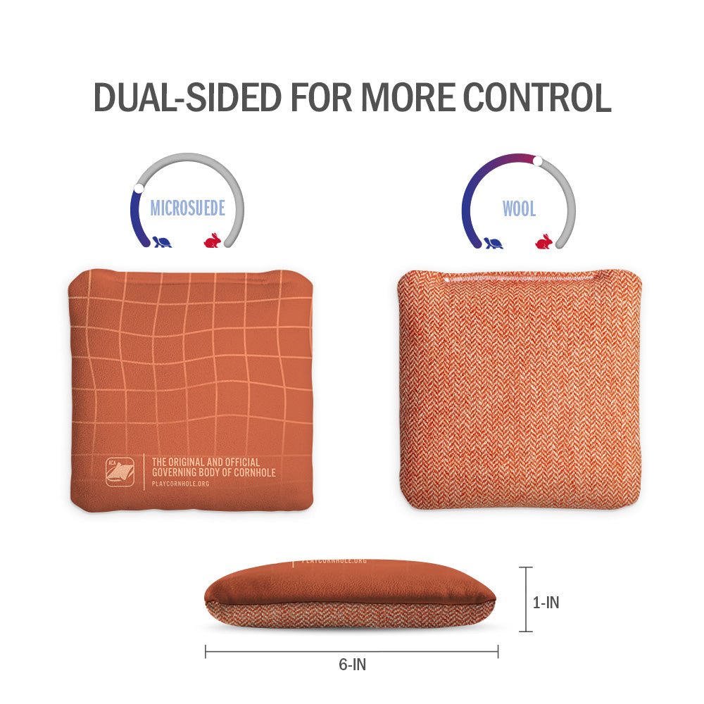 Wavy Grid Synergy Soft Cornhole Bags