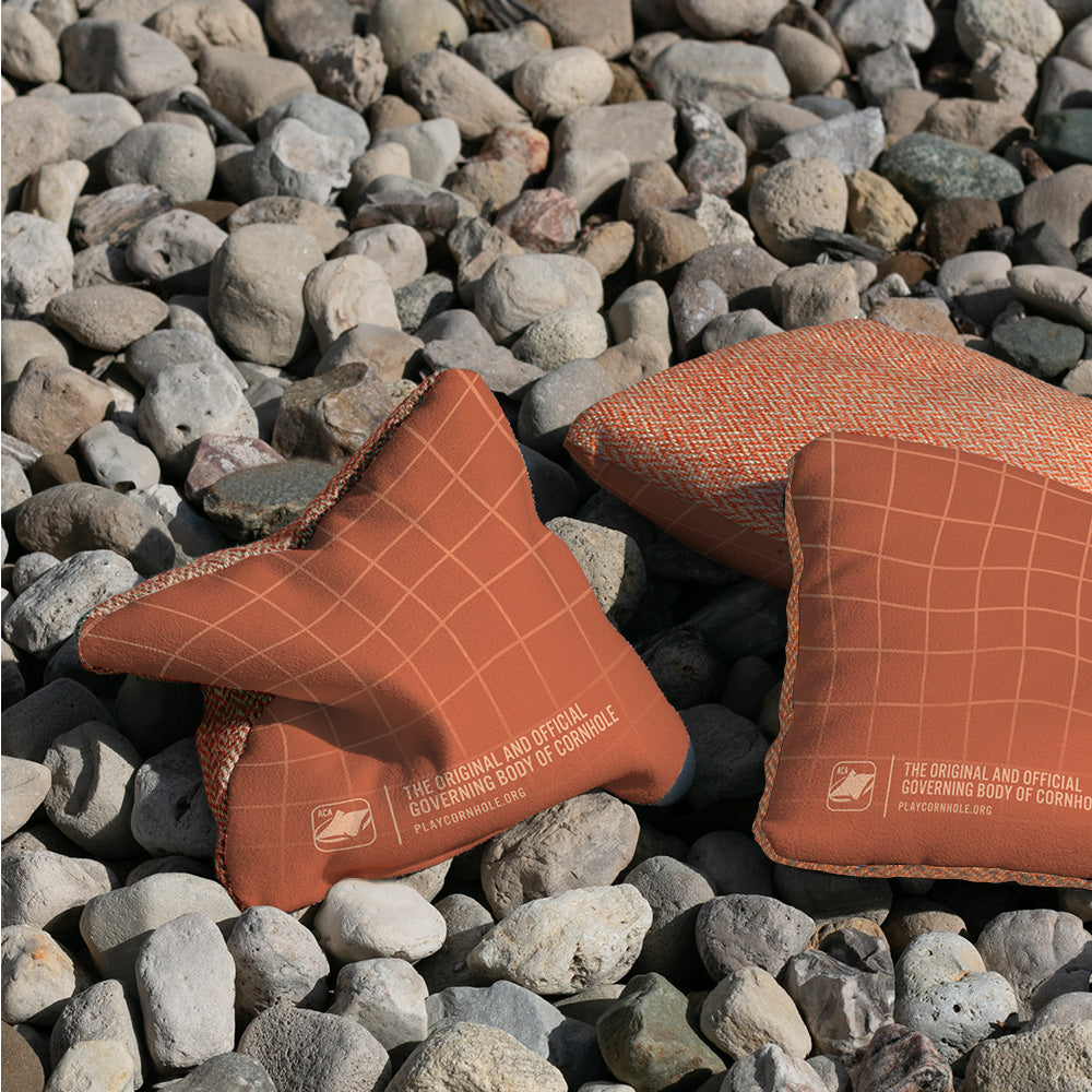 Wavy Grid Synergy Soft Cornhole Bags