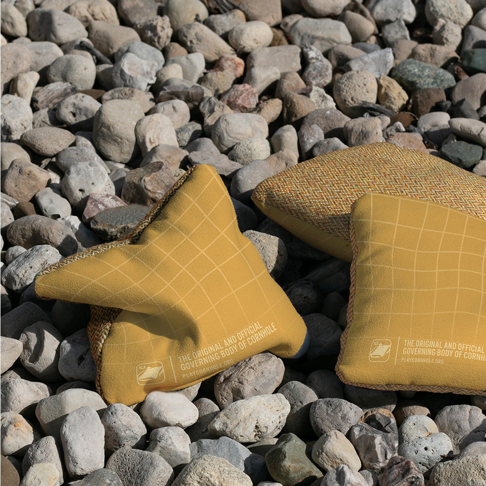 Wavy Grid Synergy Soft Cornhole Bags