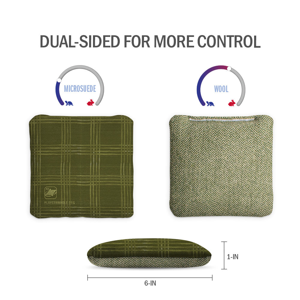 Boho Plaid Synergy Soft Cornhole Bags