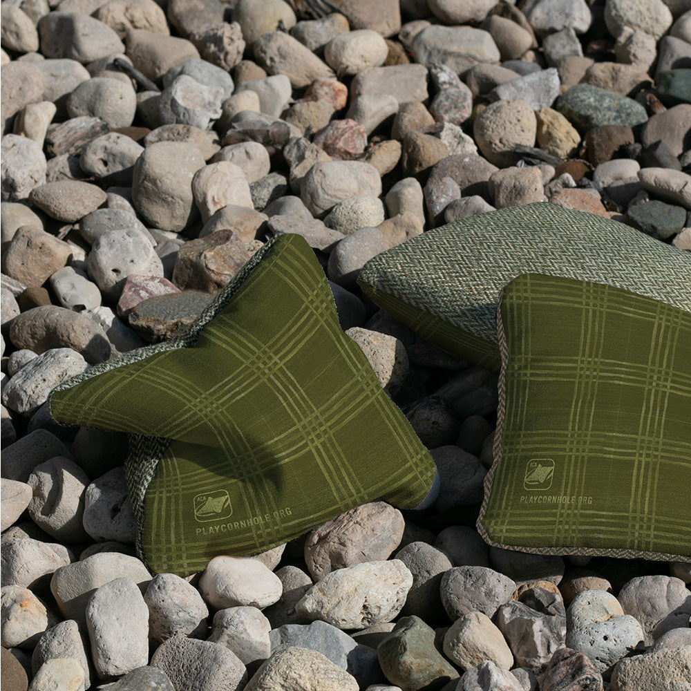 Boho Plaid Synergy Soft Cornhole Bags