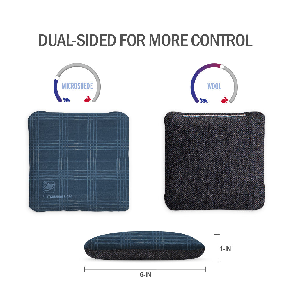 Boho Plaid Synergy Soft Cornhole Bags