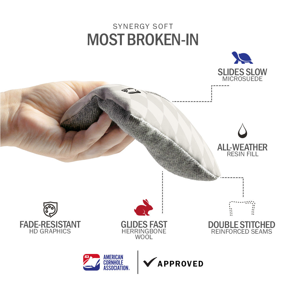 Checkered Diamond Synergy Soft Cornhole Bags