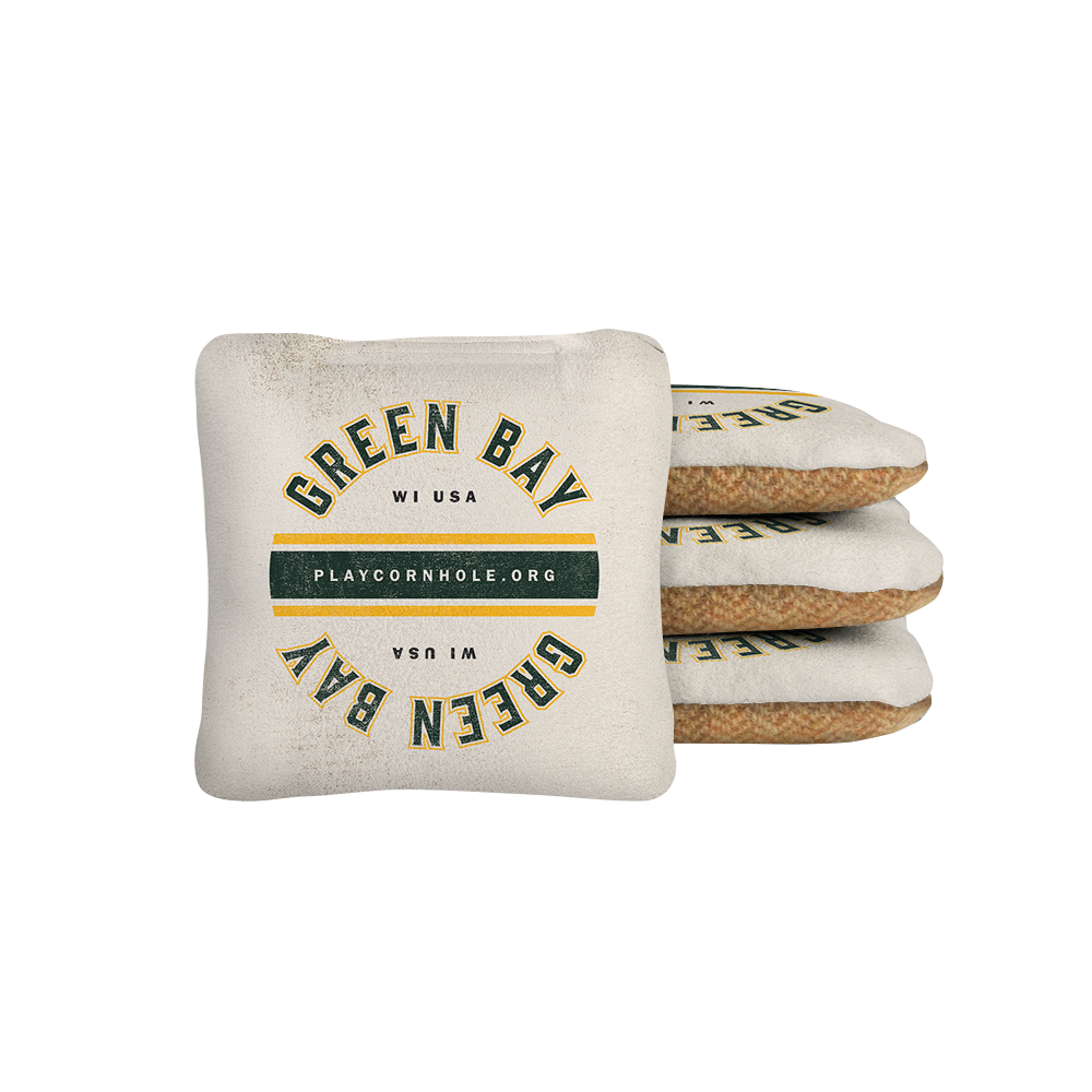 Green Bay Football Gameday Backyard 1x2 ft Cornhole Board Set