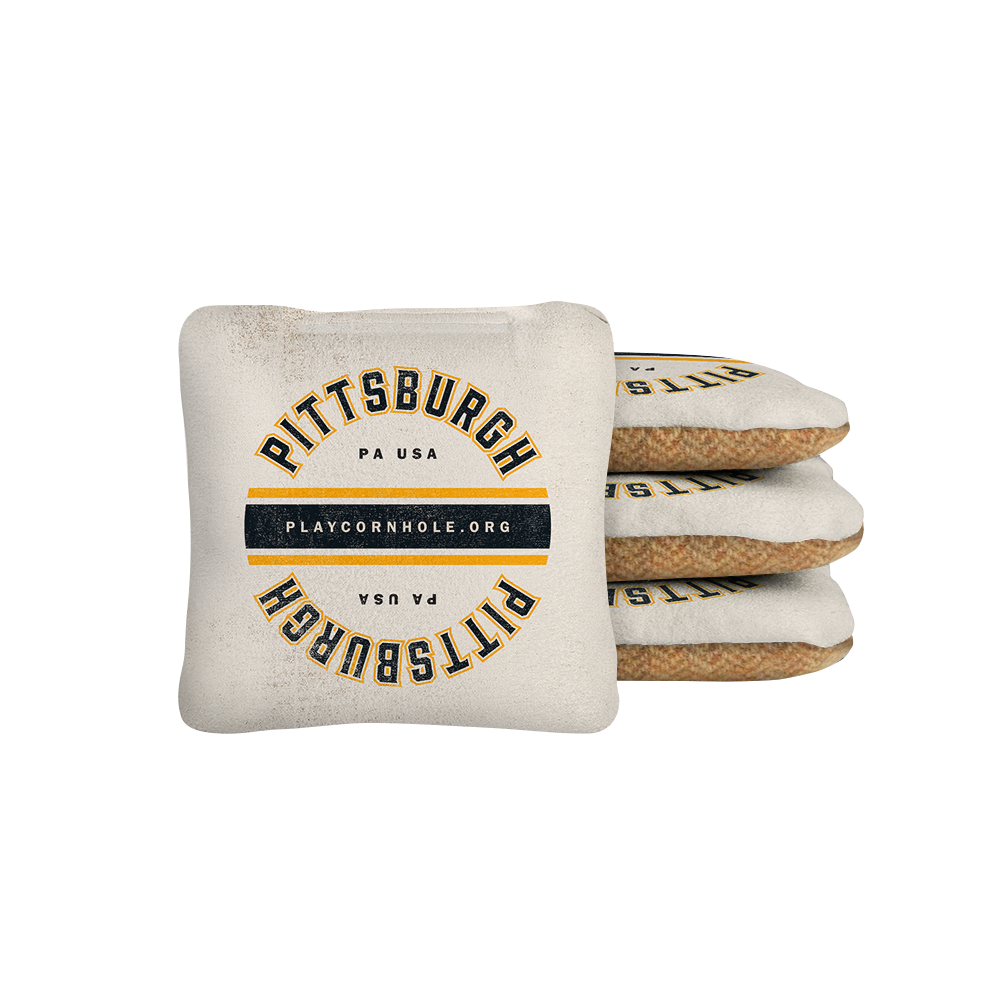 Pittsburgh Football Gameday Backyard 1x2 ft Cornhole Board Set