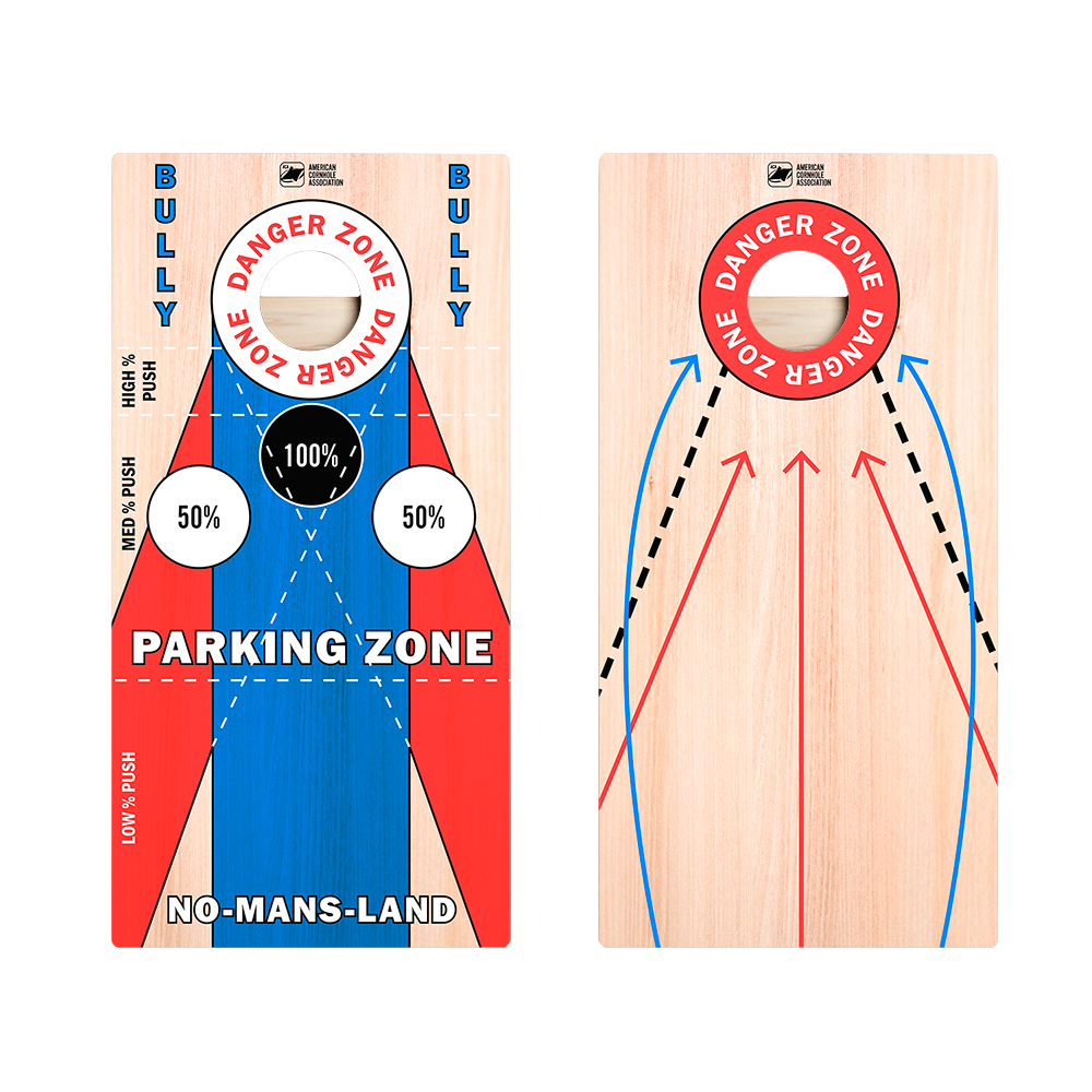 Wood Training Star Cornhole Boards