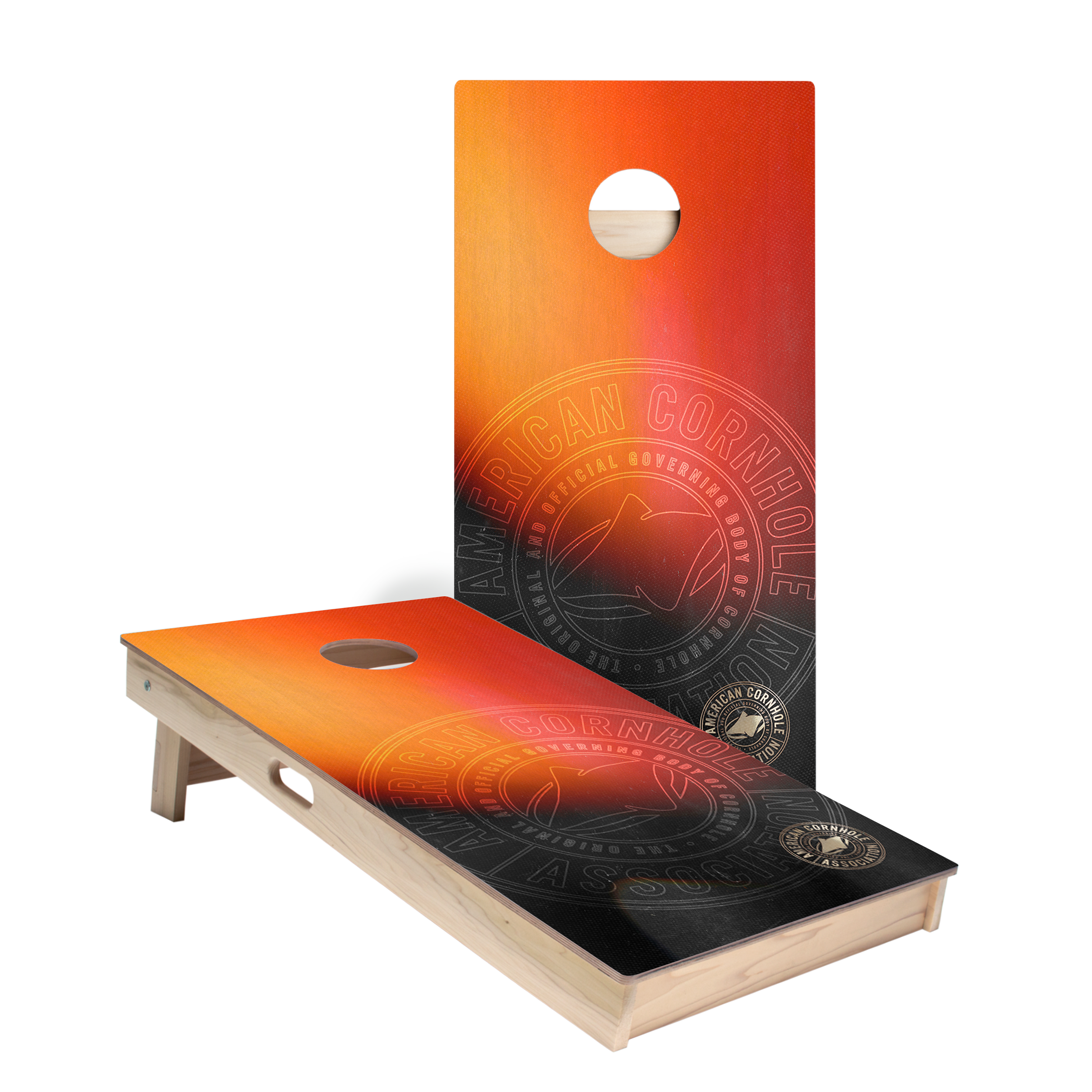 ACA Logo Rayflare Star Cornhole Boards