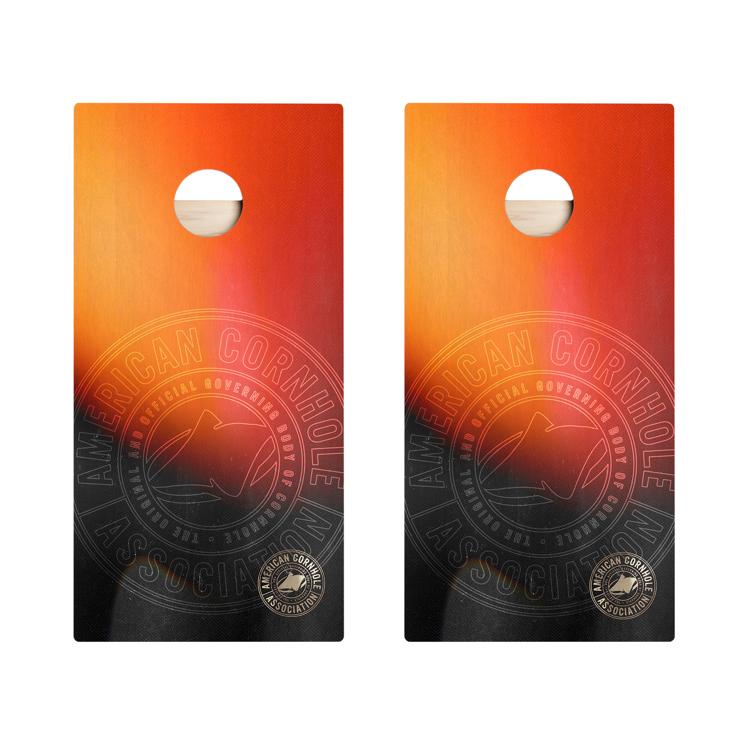 ACA Logo Rayflare Star Cornhole Boards