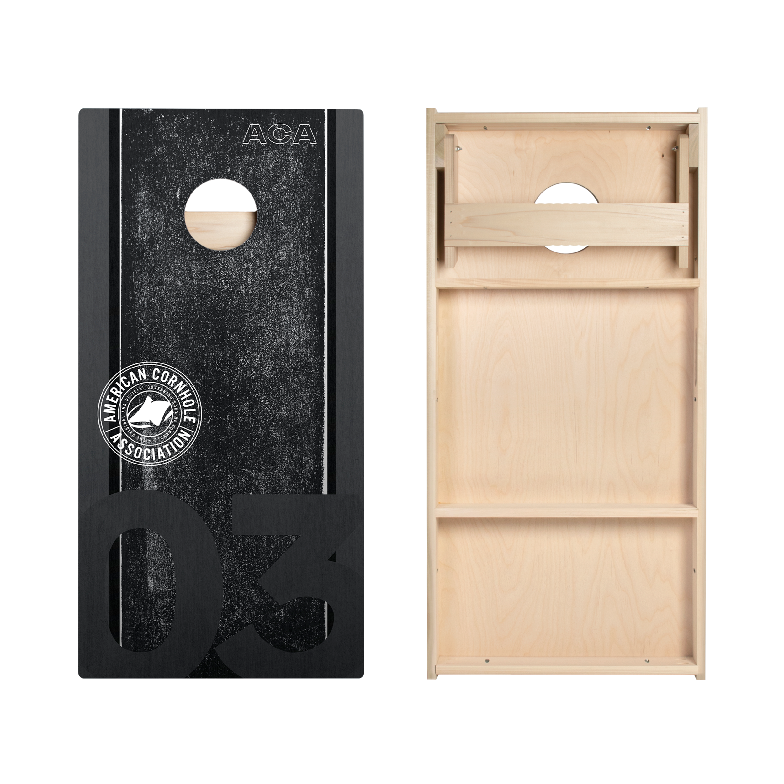 ACA Logo Black Grunge Star Cornhole Boards