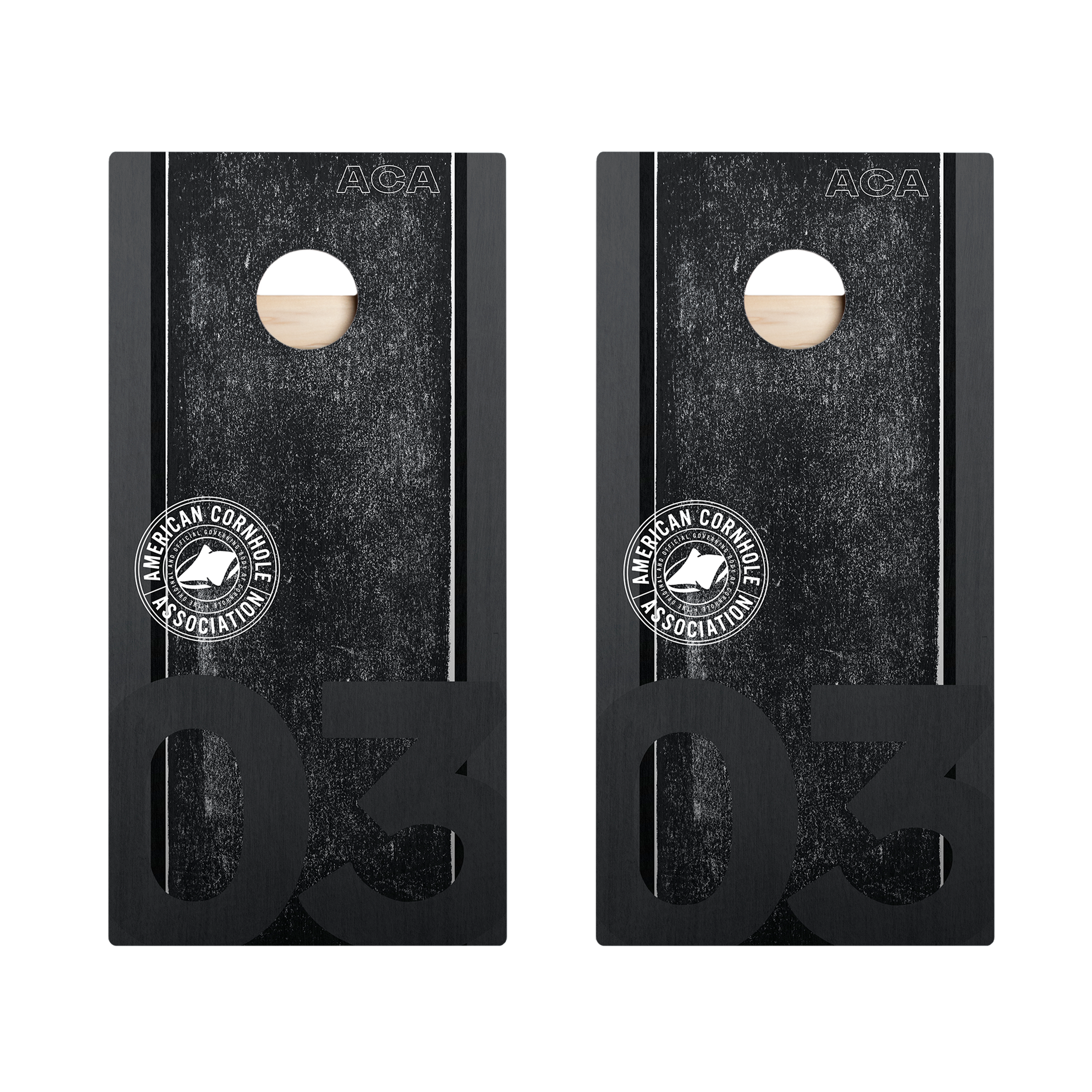 ACA Logo Black Grunge Star Cornhole Boards
