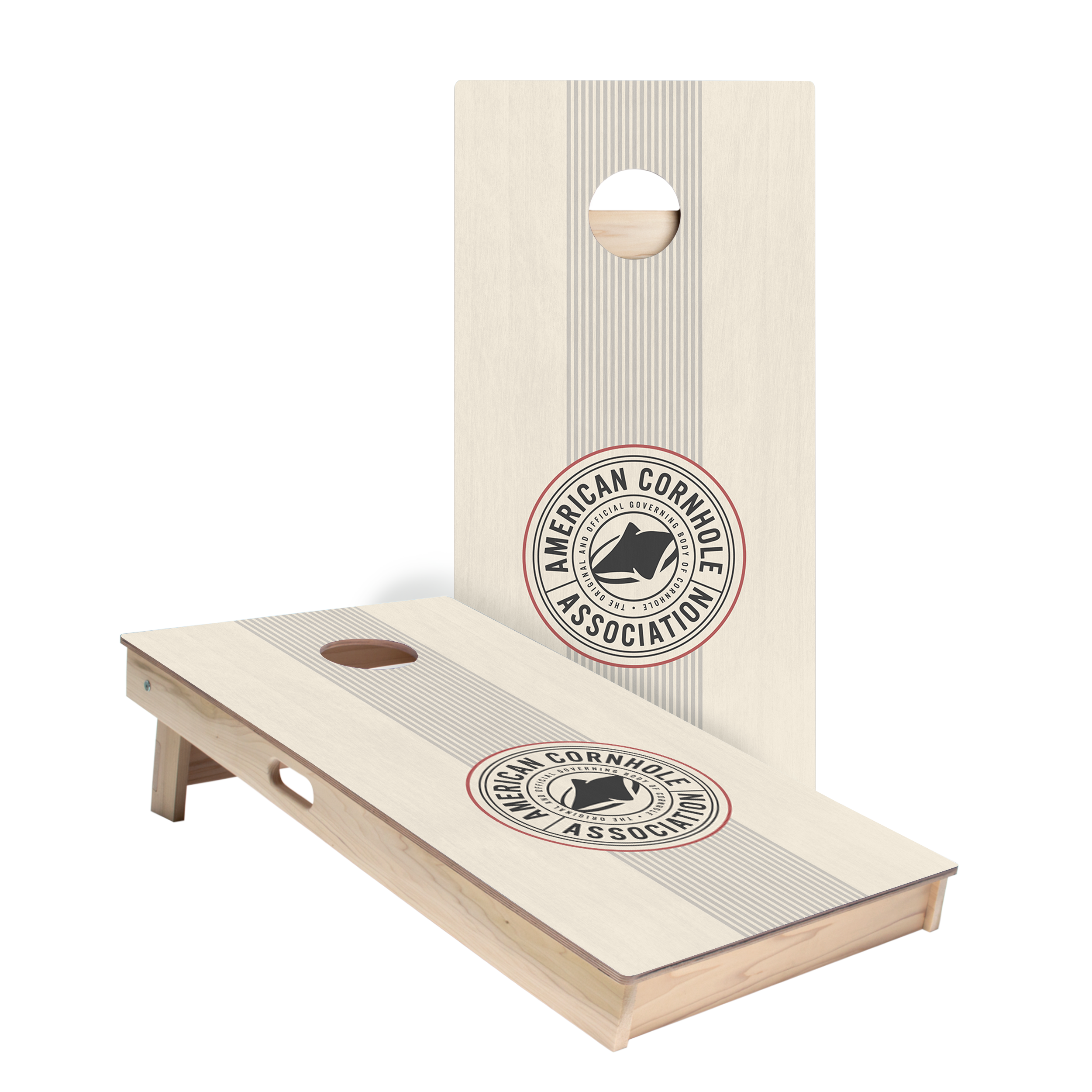 ACA Logo Smooth Racer Star Cornhole Boards