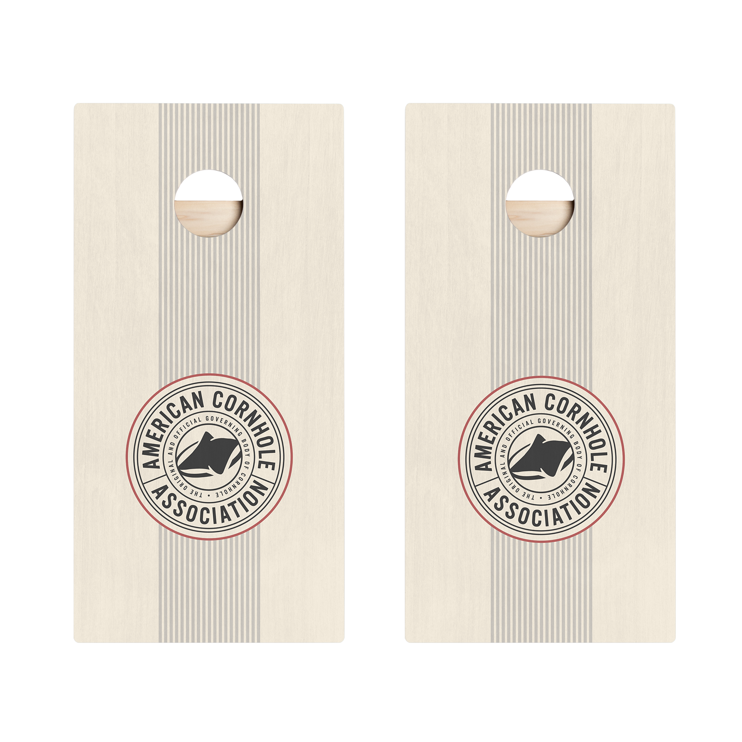 ACA Logo Smooth Racer Star Cornhole Boards