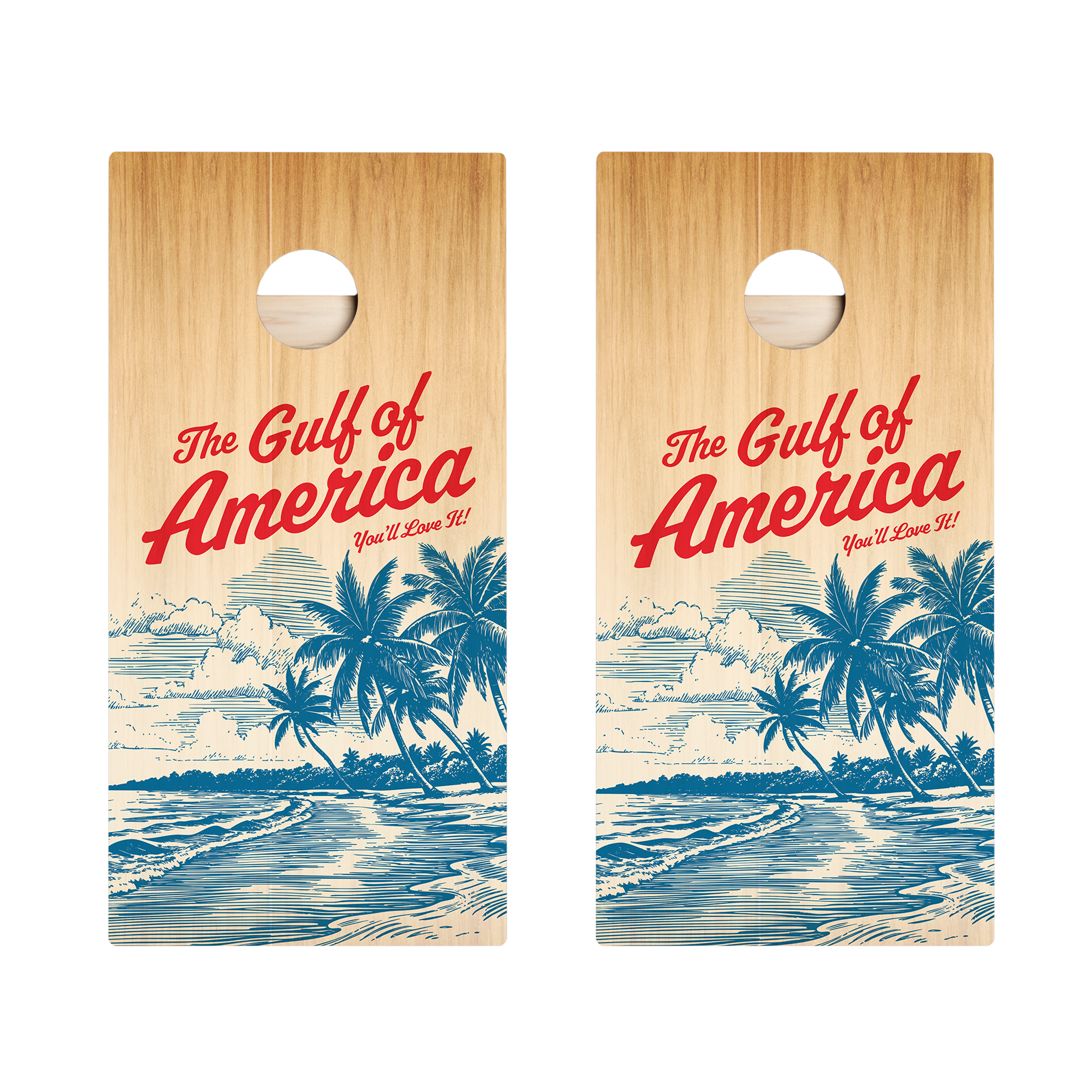 Gulf Of America Star Cornhole Boards