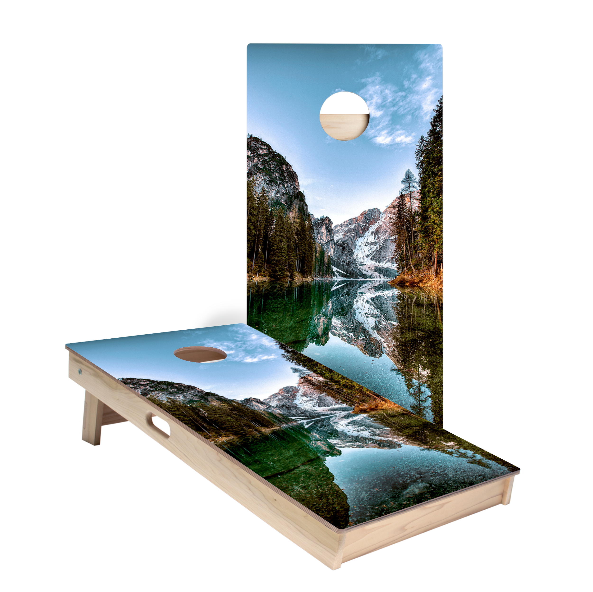 Mountain Vista Star Cornhole Boards