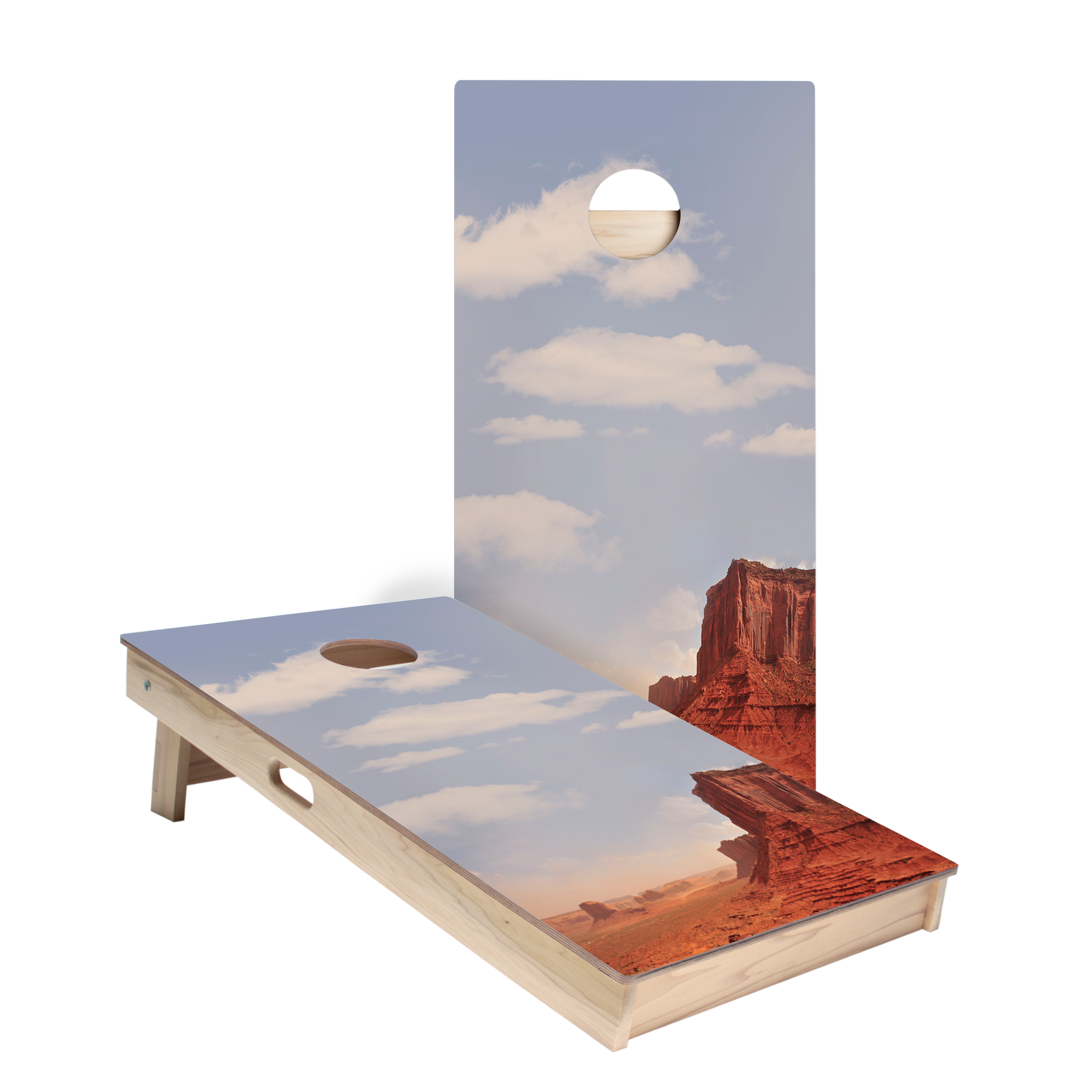 Western Skyline Star Cornhole Boards