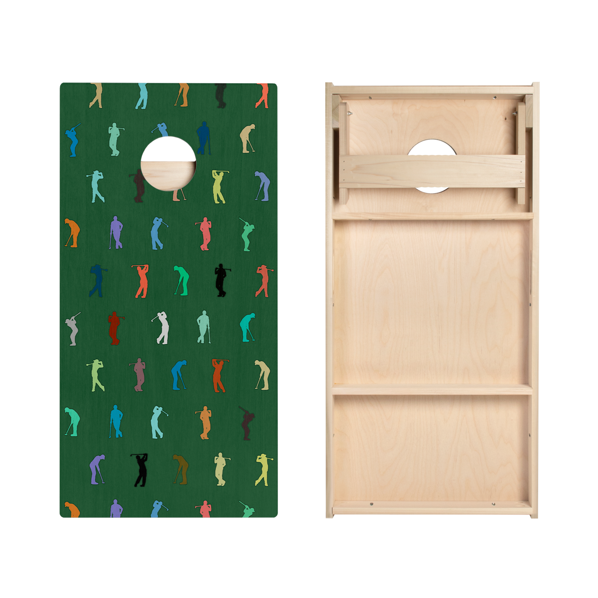 Golf Players Star Cornhole Boards