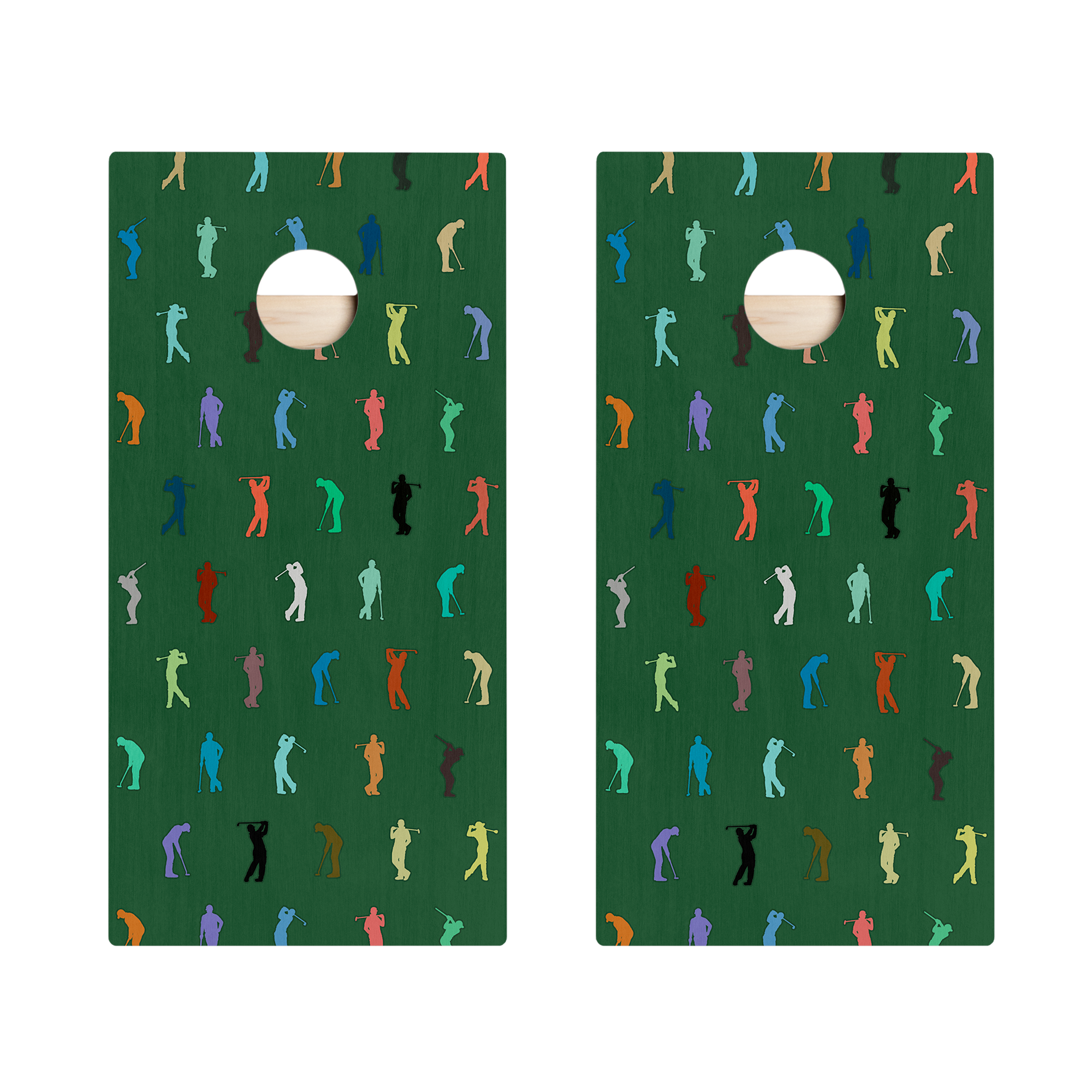 Golf Players Star Cornhole Boards