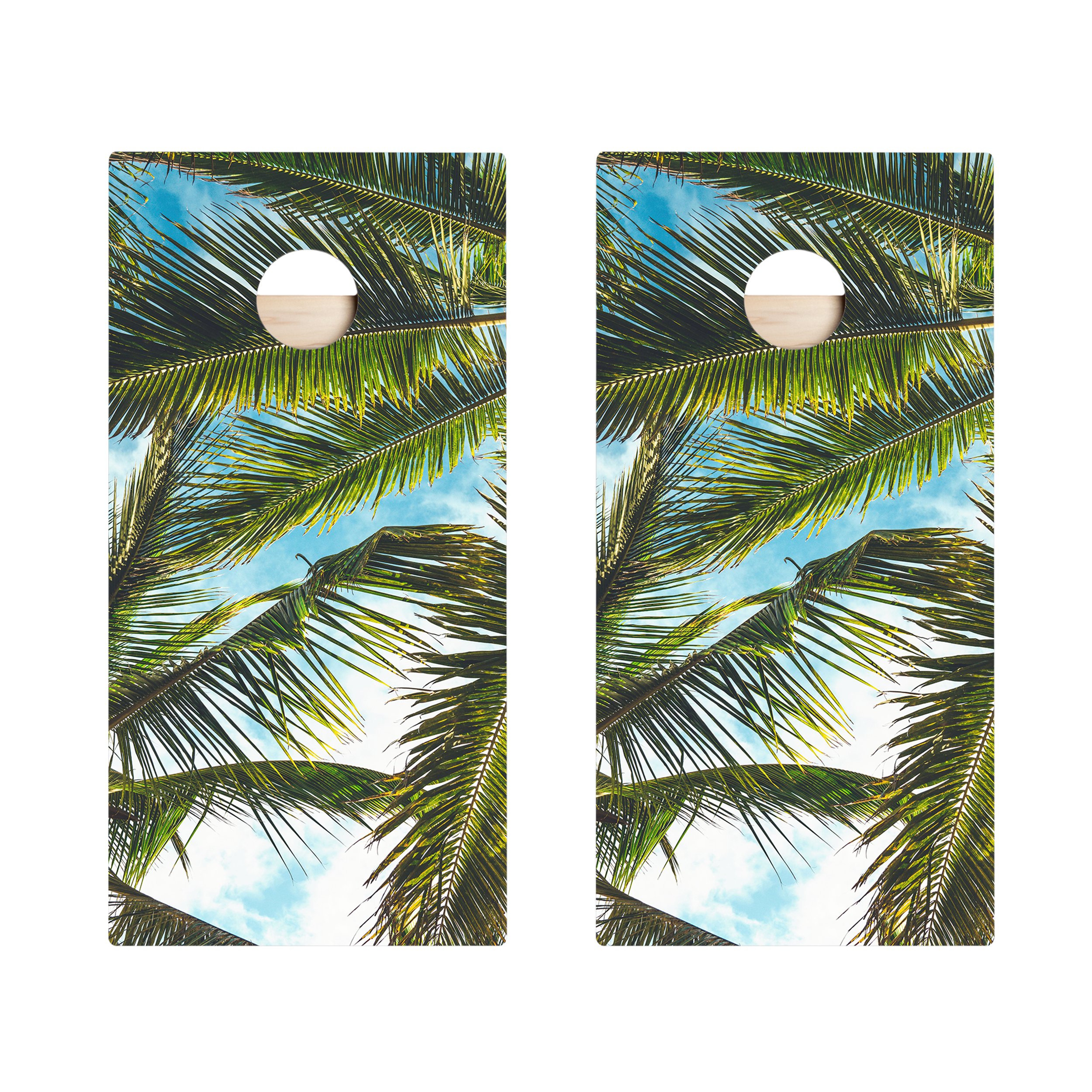 Palm Tree Sky Star Cornhole Boards