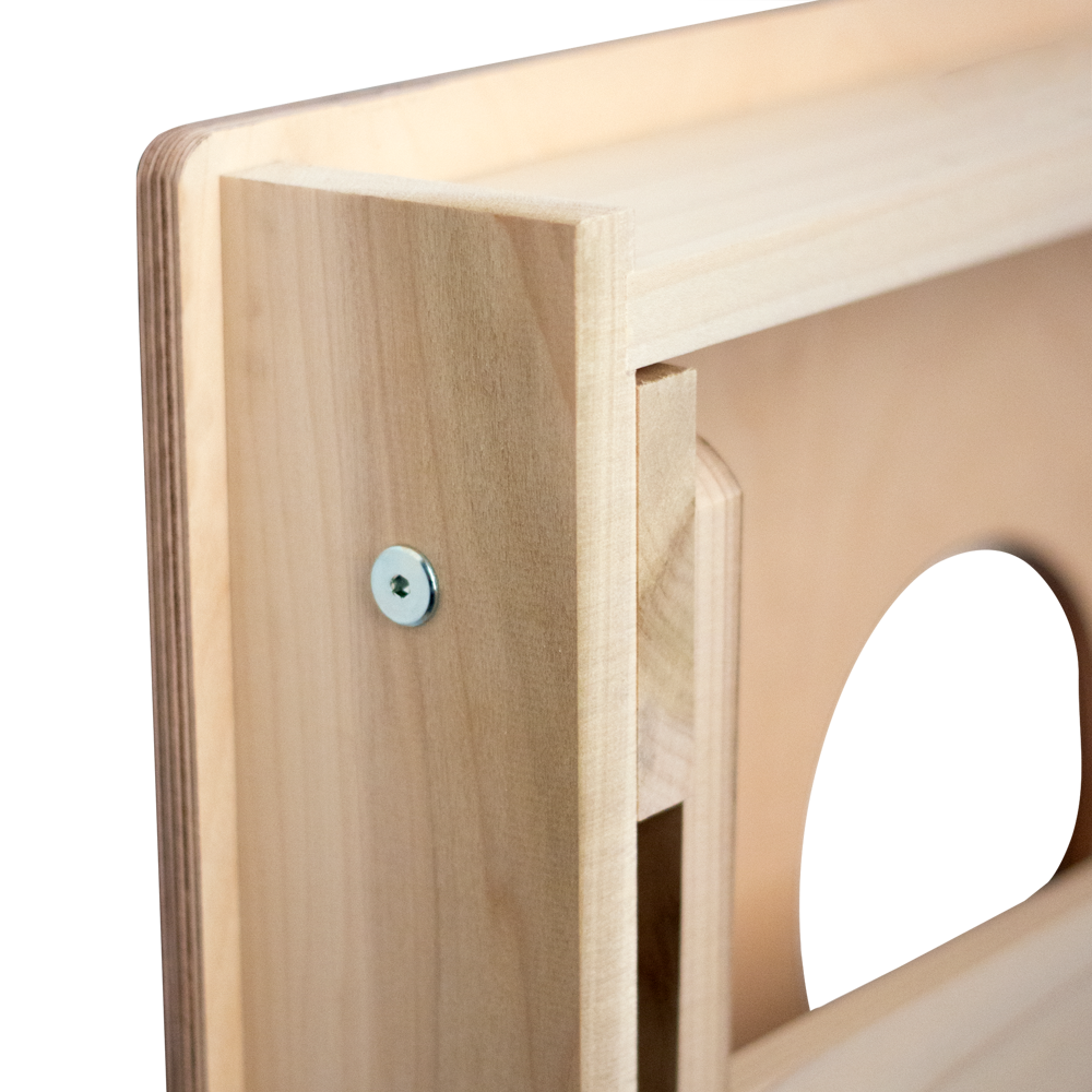 Gray Wood Compass Star Cornhole Boards