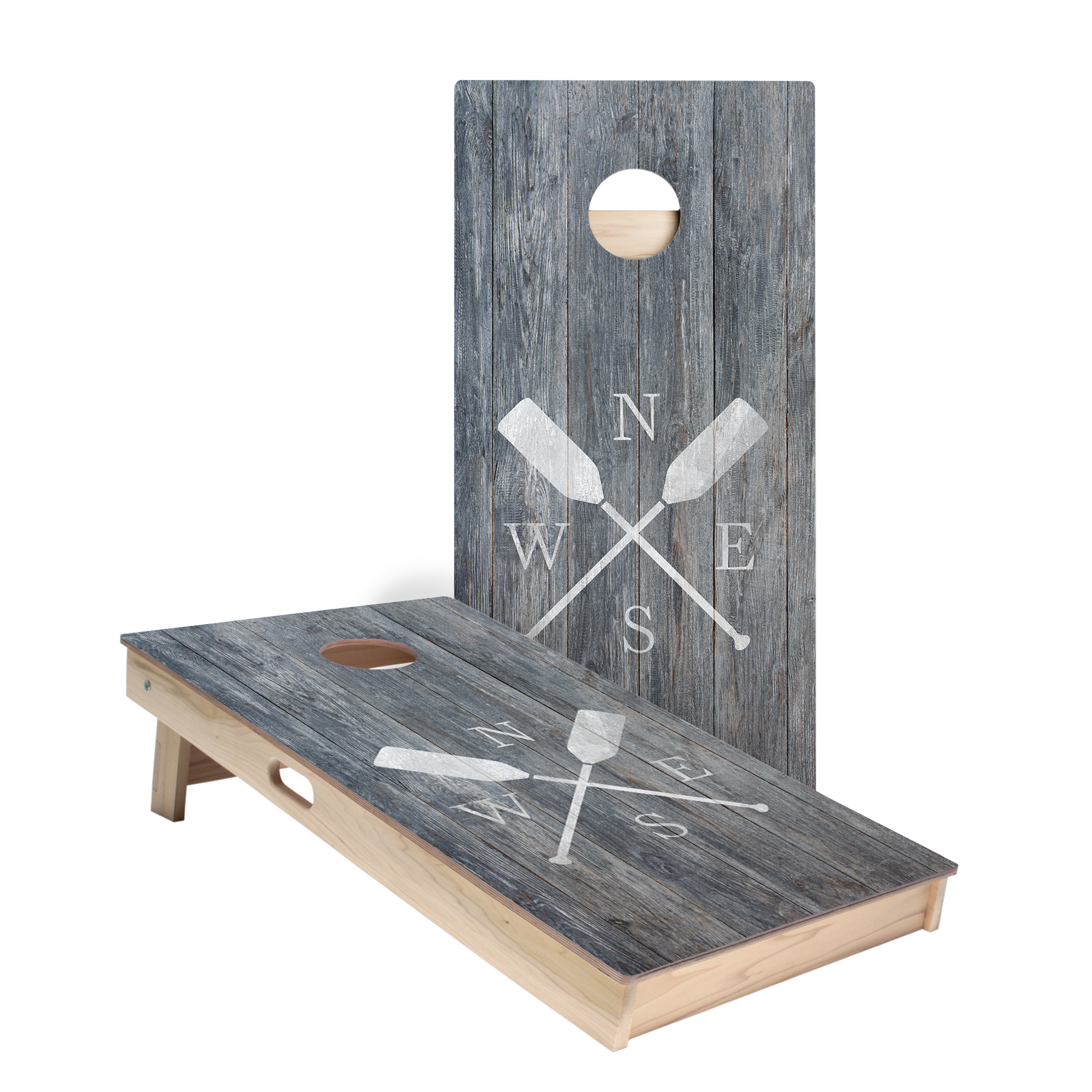 NESW Wood Panels Star Cornhole Boards