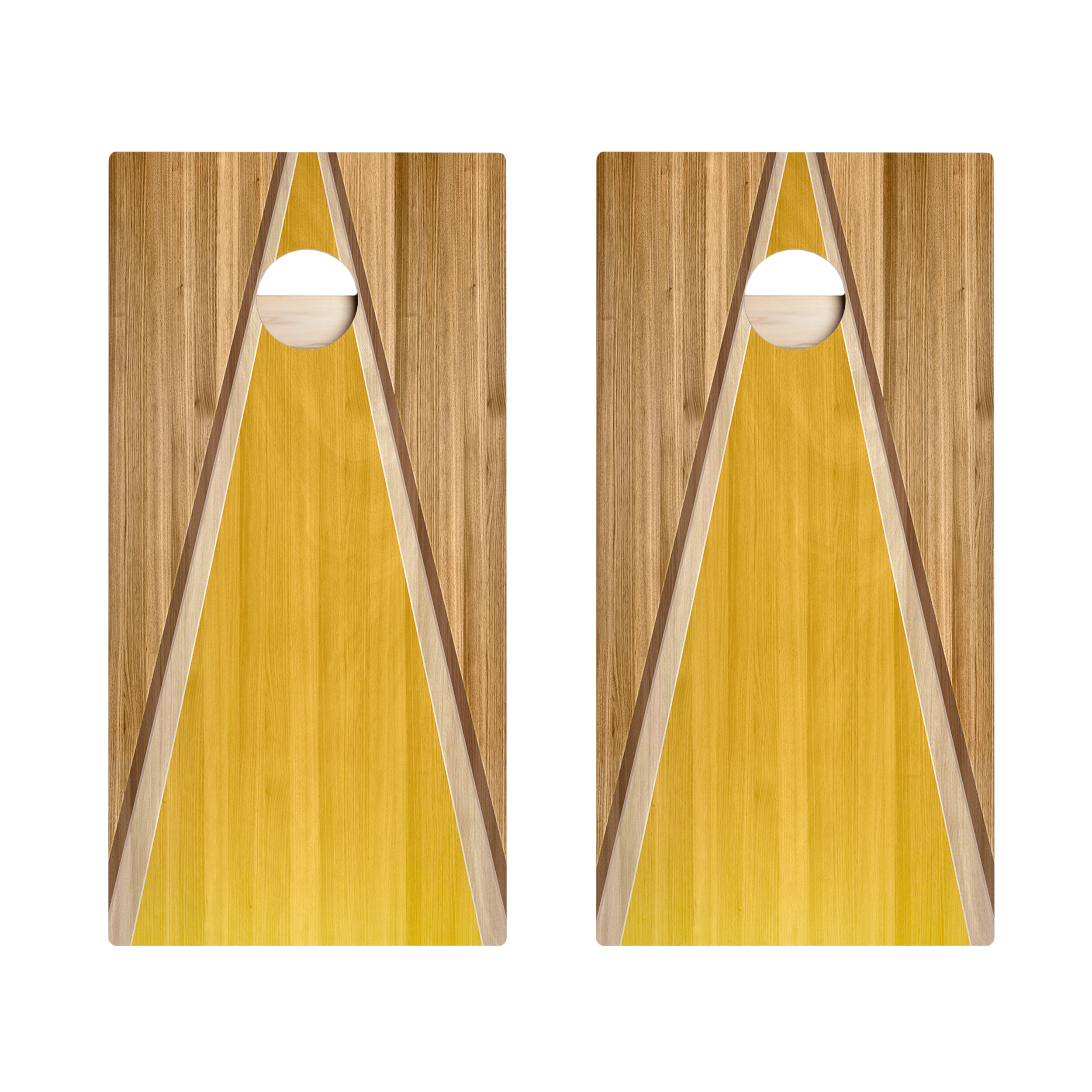 Bamboo Classic Triangle Star Cornhole Boards