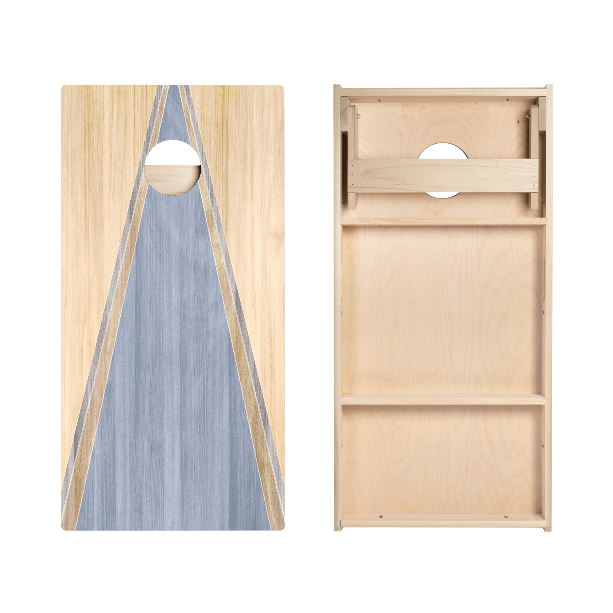 Sky Blue Classic Triangle Star Cornhole Boards