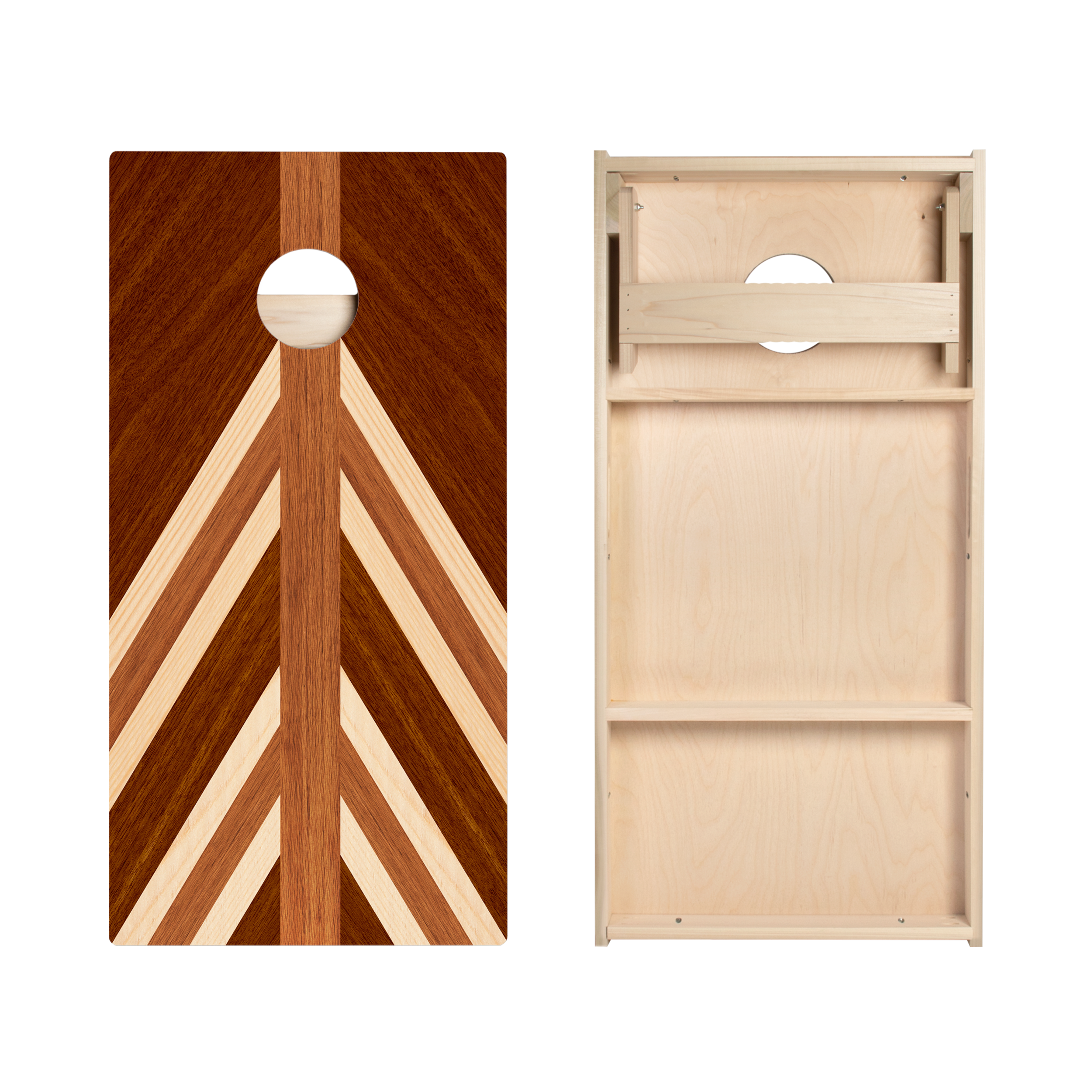 Nautical Wood Triangle Star Cornhole Boards