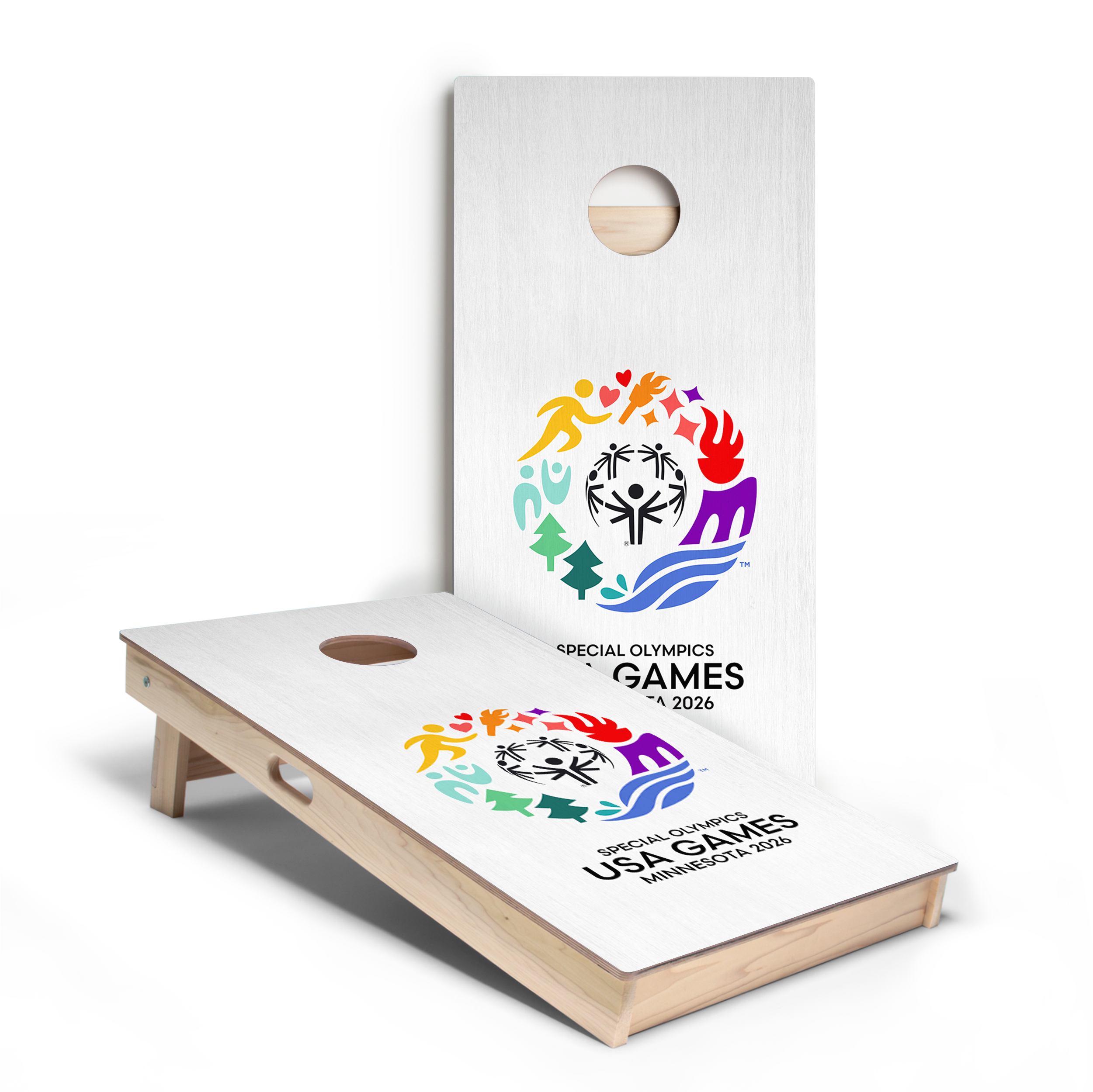 Special Olympics USA Games Star Cornhole Boards