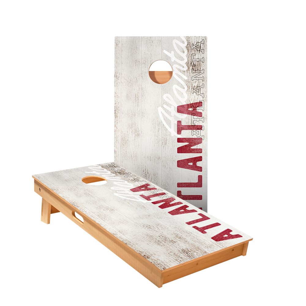 Atlanta Football Vintage Gameday Star Cornhole Boards