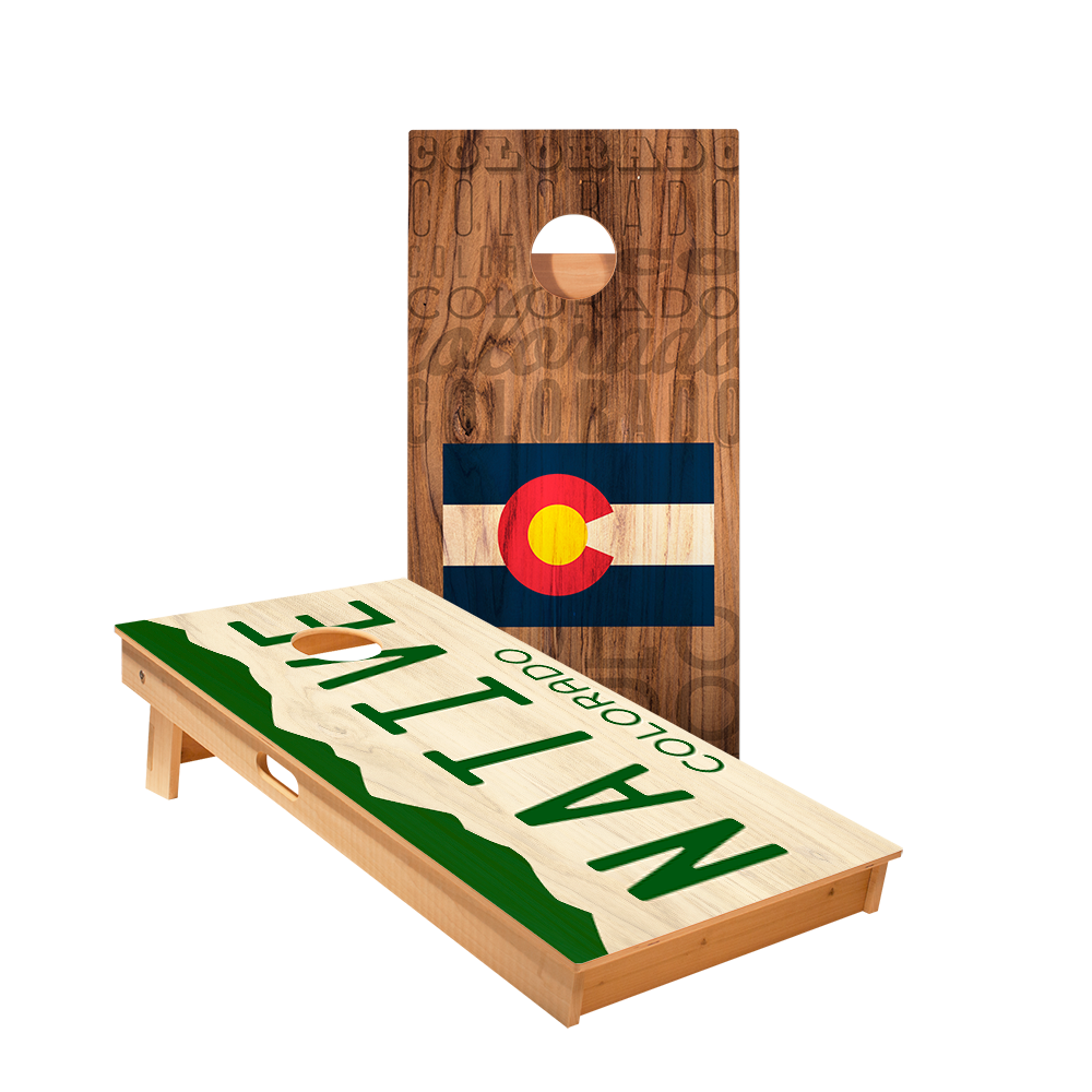 Colorado Native Star Cornhole Boards